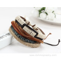 Multilayer Cool Bracelets Beads Leather Friendship Bracelets